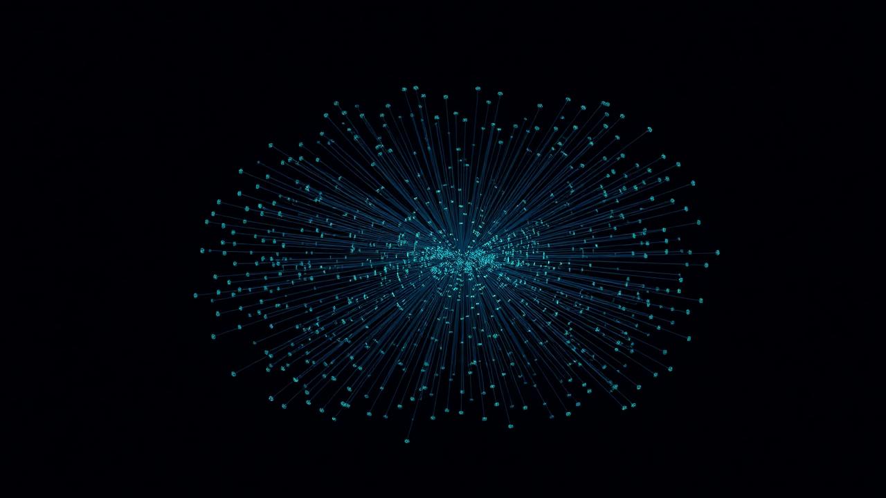 UTXO cluster visualization with transaction nodes converging into a single attribution cluster