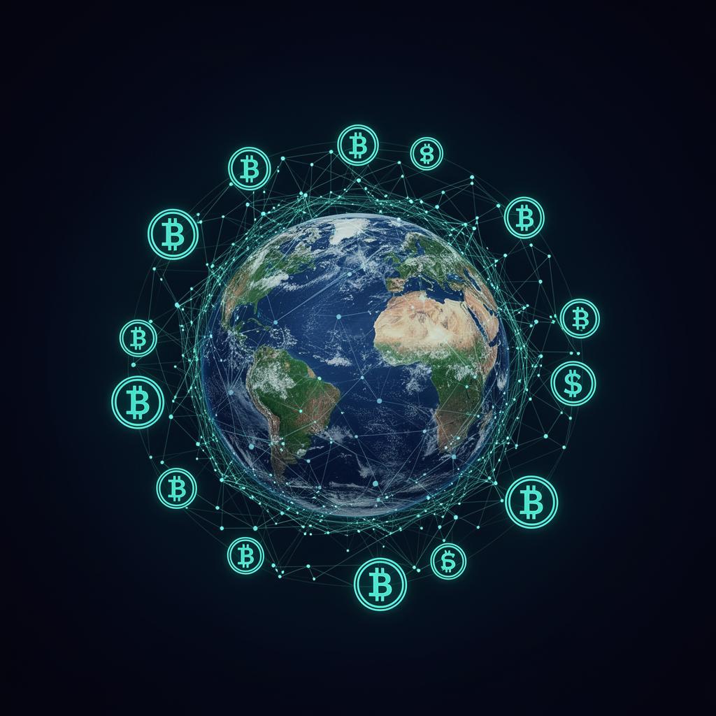 Global cryptocurrency network